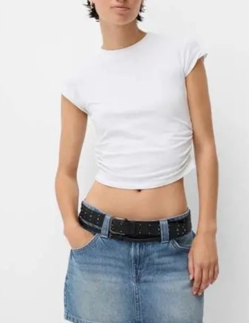 Fustă de blugi Bershka, albastru