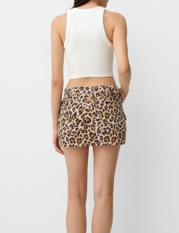 Fustă mini Bershka, mix culori
