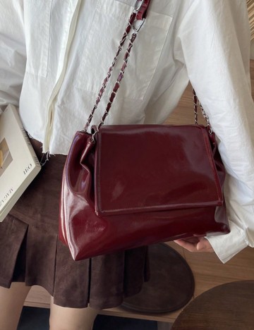 Geantă Shein, vișiniu