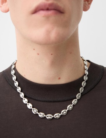 Lanț Bershka, argintiu