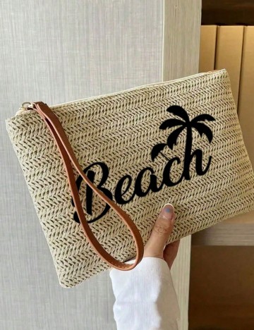 Geantă plic Shein, bej