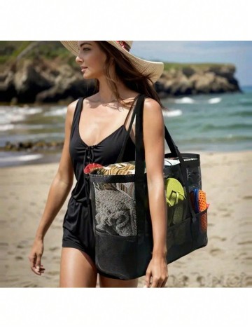 Geantă de plajă Shein, negru