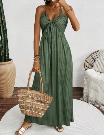 Rochie maxi Shein, verde