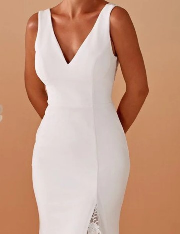Rochie de mireasă Shein Ever Pretty, alb