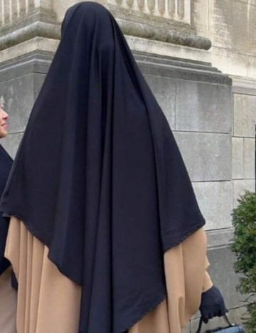 Hijab Shein, negru