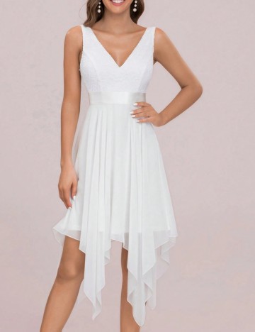 Rochie midi Shein, alb