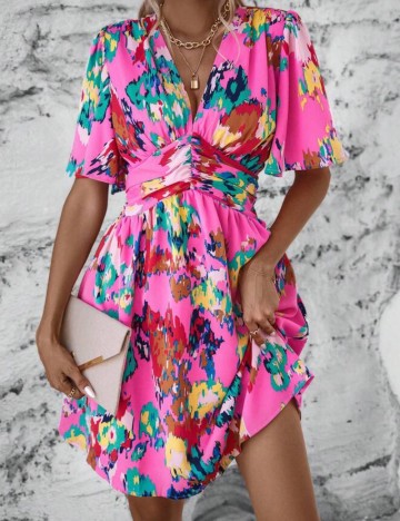 Rochie mini Shein, mix culori