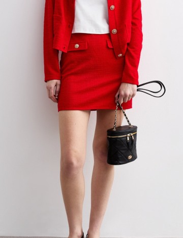 Fustă mini New look, roșu