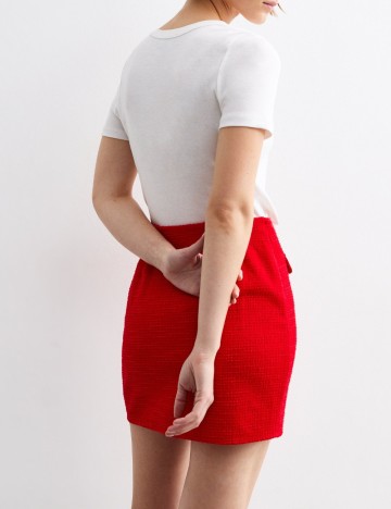 Fustă mini New look, roșu