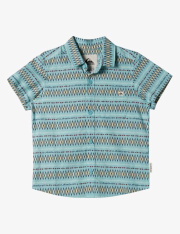 Cămașă cu m&acirc;necă scurtă Quiksilver, mix culori