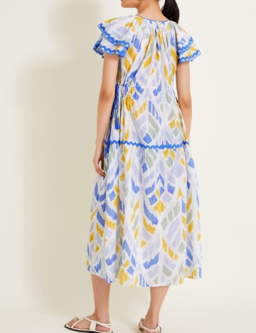 Rochie midi Monsoon, mix culori