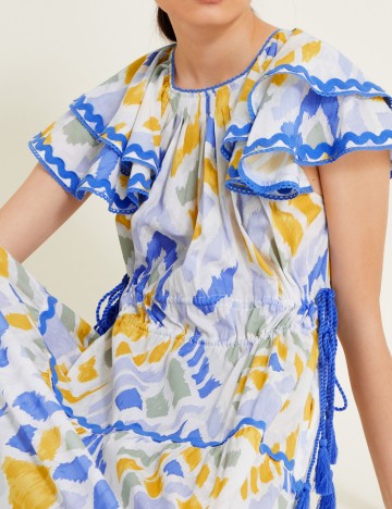 Rochie midi Monsoon, mix culori