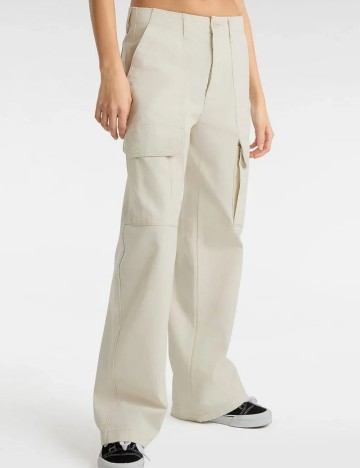 Pantaloni Vans, crem