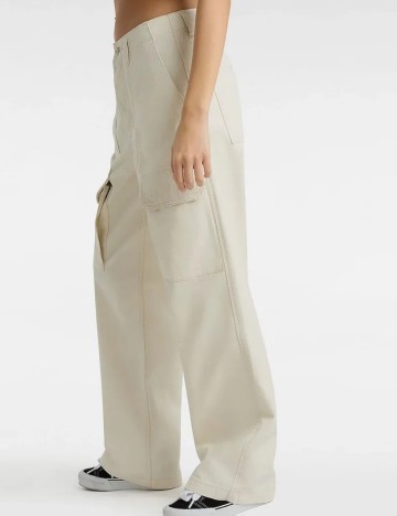 Pantaloni Vans, crem