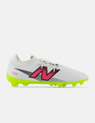 Ghete de fotbal New Balance, alb