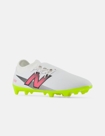 Ghete de fotbal New Balance, alb