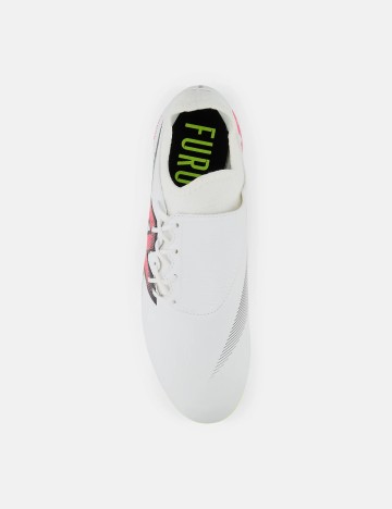 Ghete de fotbal New Balance, alb