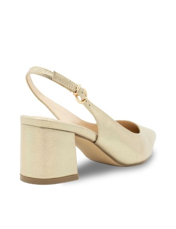 Pantofi cu toc PARADOX LONDON, auriu