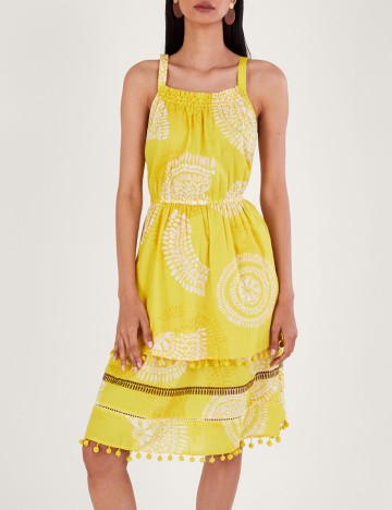 Rochie midi Monsoon, galben