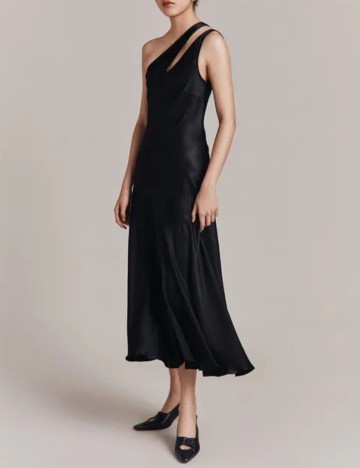 Rochie midi Ghost, negru