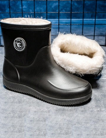 Cizme de cauciuc Shein, negru