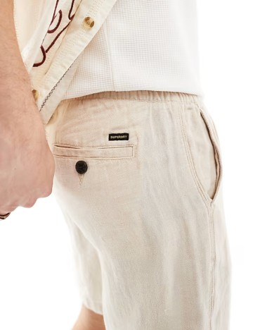Pantaloni scurți Superdry, bej