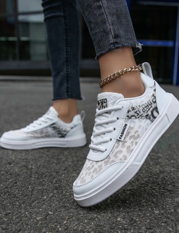 Pantofi Sport Shein, alb