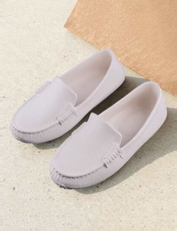 Mocasini Shein, alb