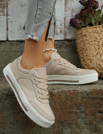 Pantofi Sport Shein, bej