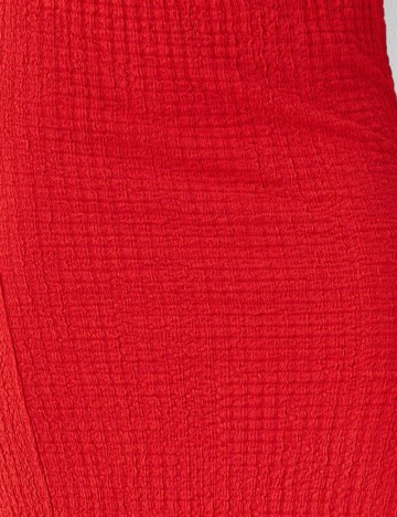 Fustă midi Bershka, roșu