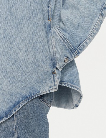 Geacă de blugi Calvin Klein, albastru