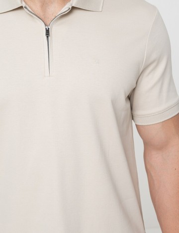 Tricou Calvin Klein, bej