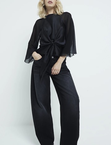 Cămașă River Island, negru