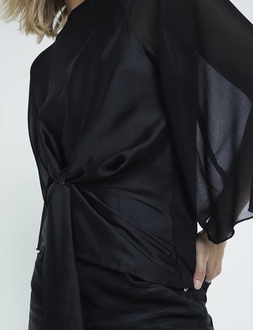 Cămașă River Island, negru