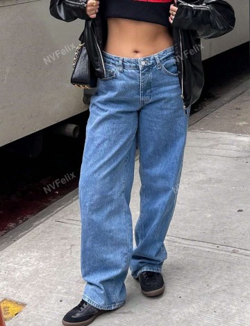 Jeans Shein, albastru