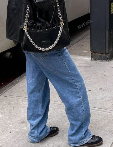 Jeans Shein, albastru