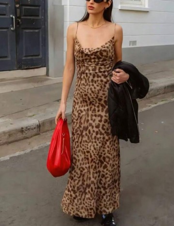 Rochie maxi Shein, mix culori