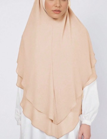 Hijab Shein, bej