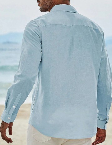 Cămașă Shein, albastru