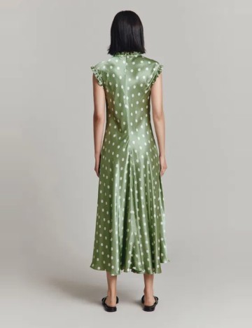 Rochie midi Ghost, verde