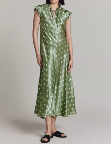 Rochie midi Ghost, verde