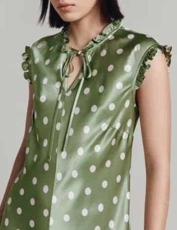 Rochie midi Ghost, verde