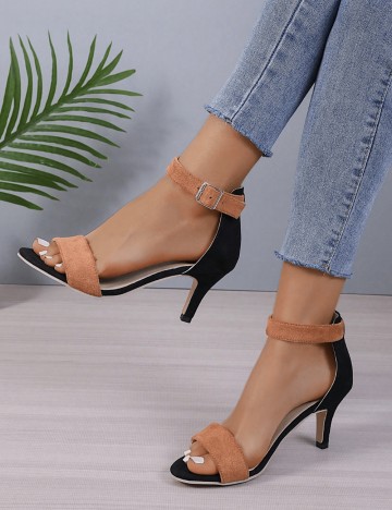 Sandale Cu Toc Shein, mix culori