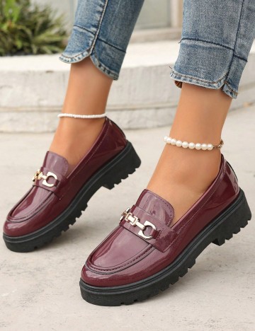 Pantofi Shein, vișiniu