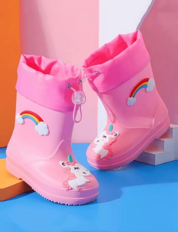 Cizme de ploaie Shein, roz