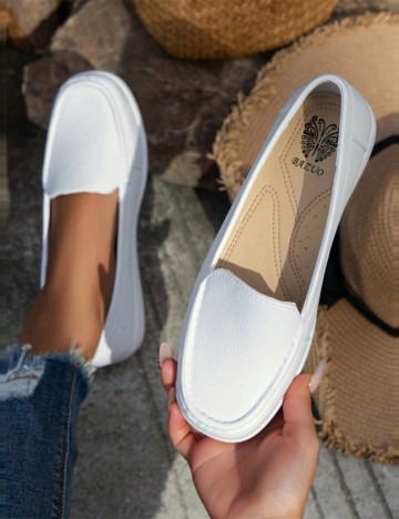 Pantofi Shein, alb