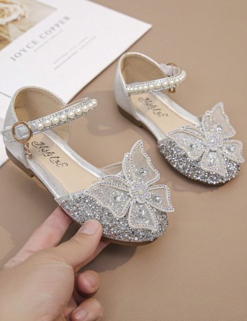Pantofi Shein, argintiu