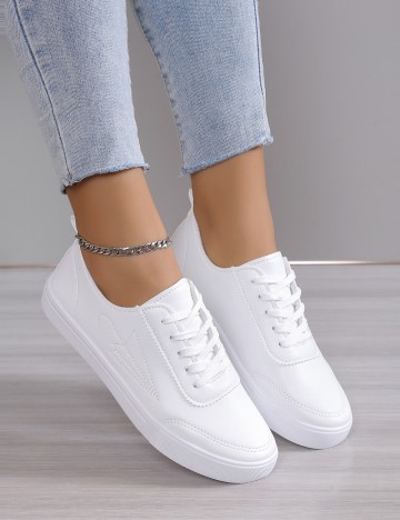 Pantofi Sport Shein, alb