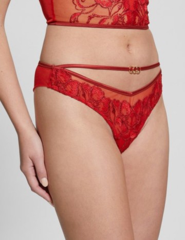 Chiloți Tanga Guess, roșu
