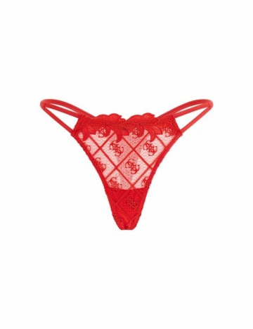 Chiloți Tanga Guess, roșu